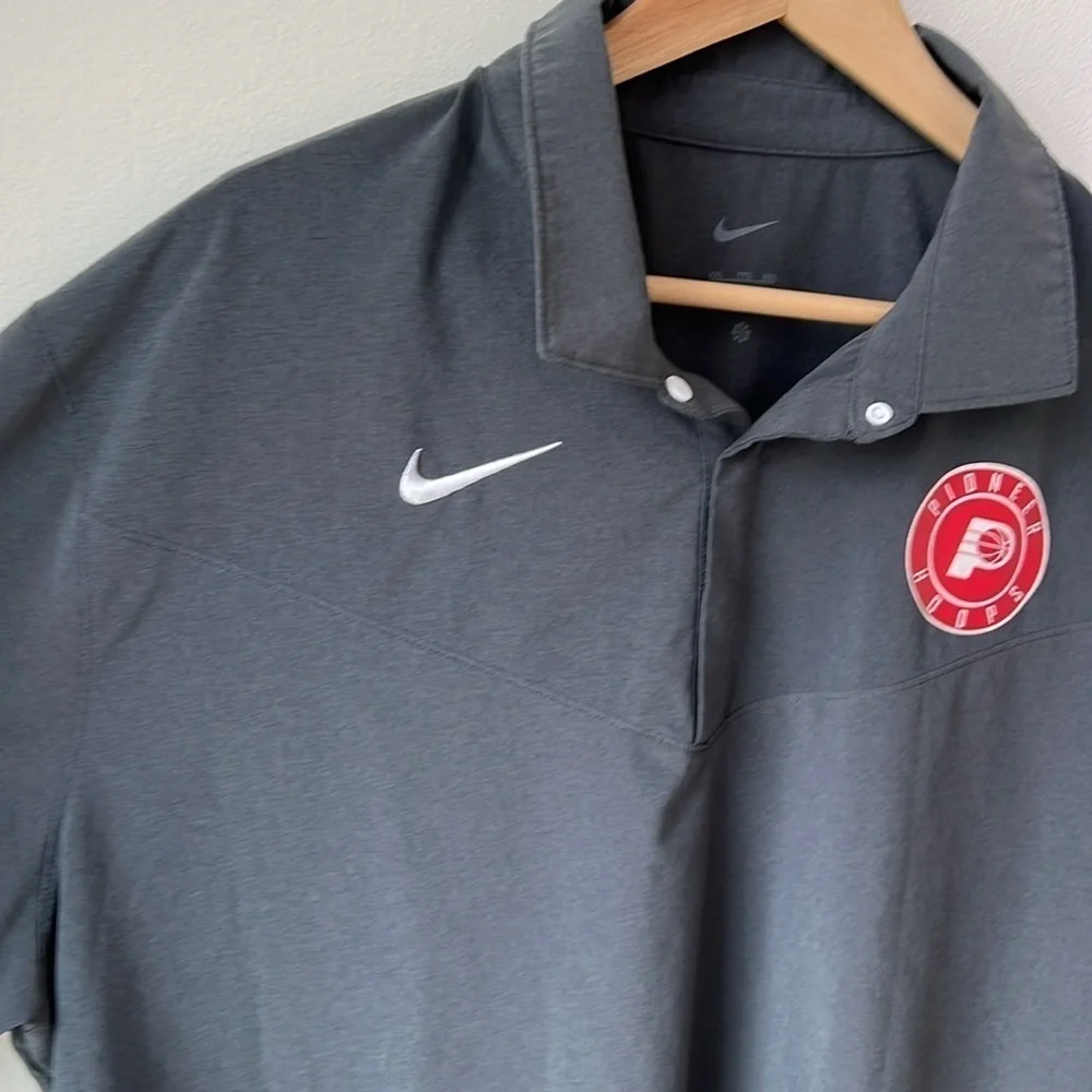 Nike Dri-Fit Coach Sideline Button Up Short Sleeve Shirt Jacket 2XL / XXL